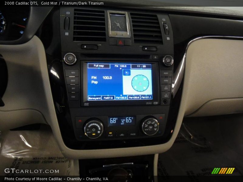 Gold Mist / Titanium/Dark Titanium 2008 Cadillac DTS