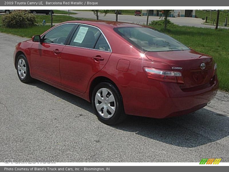 Barcelona Red Metallic / Bisque 2009 Toyota Camry LE