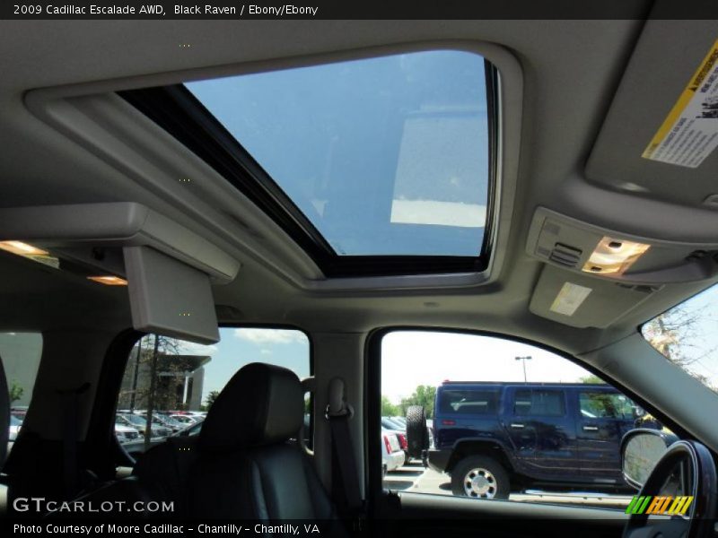 Black Raven / Ebony/Ebony 2009 Cadillac Escalade AWD