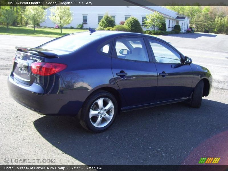 Regatta Blue / Gray 2009 Hyundai Elantra SE Sedan