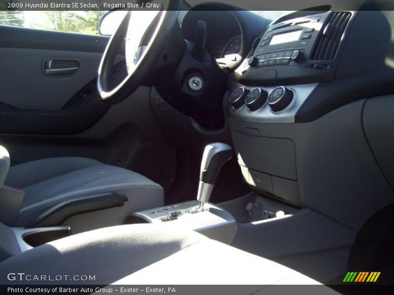 Regatta Blue / Gray 2009 Hyundai Elantra SE Sedan