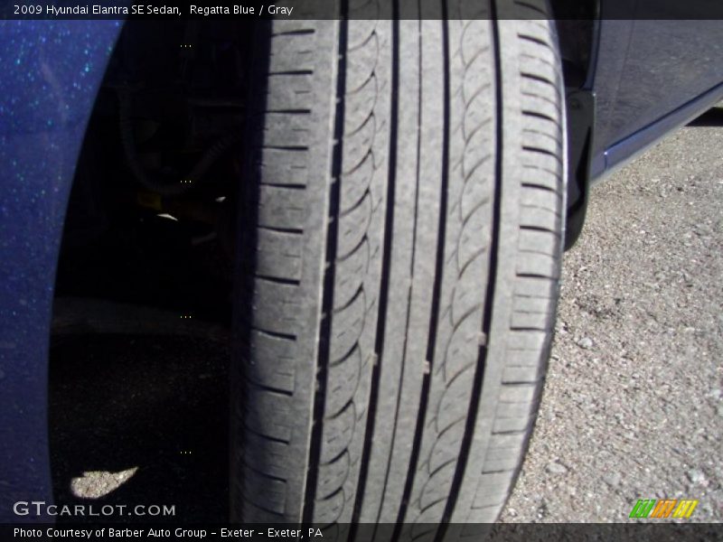 Regatta Blue / Gray 2009 Hyundai Elantra SE Sedan