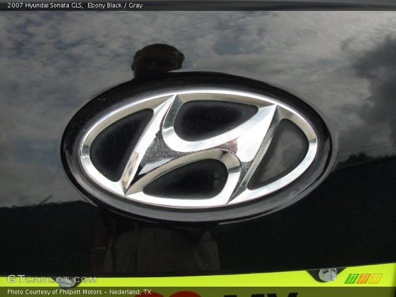 Ebony Black / Gray 2007 Hyundai Sonata GLS