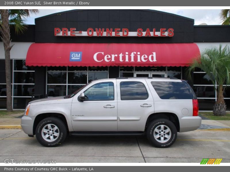 Silver Birch Metallic / Ebony 2008 GMC Yukon SLE