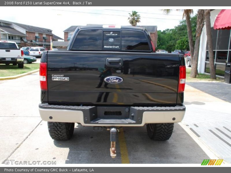 Black / Tan 2008 Ford F150 Lariat SuperCrew 4x4