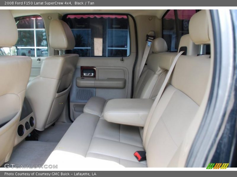 Black / Tan 2008 Ford F150 Lariat SuperCrew 4x4