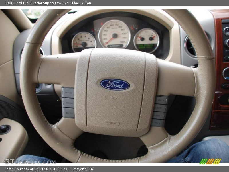 Black / Tan 2008 Ford F150 Lariat SuperCrew 4x4