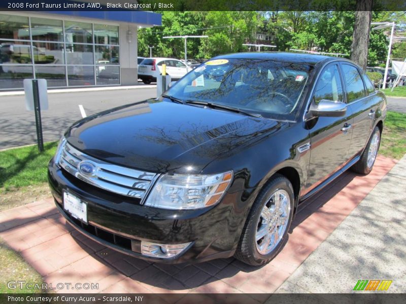 Black Clearcoat / Black 2008 Ford Taurus Limited AWD