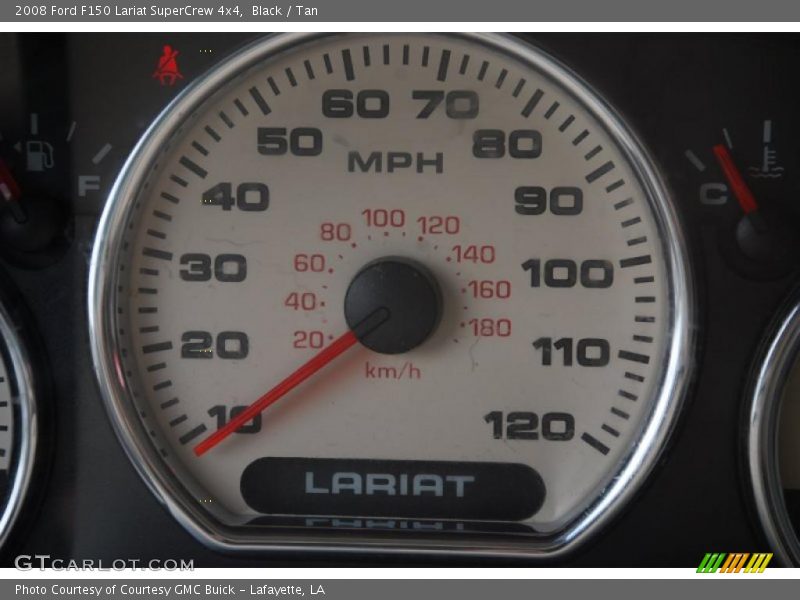 Black / Tan 2008 Ford F150 Lariat SuperCrew 4x4