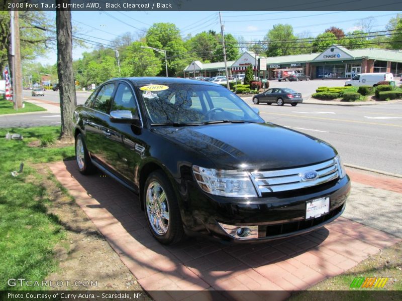 Black Clearcoat / Black 2008 Ford Taurus Limited AWD