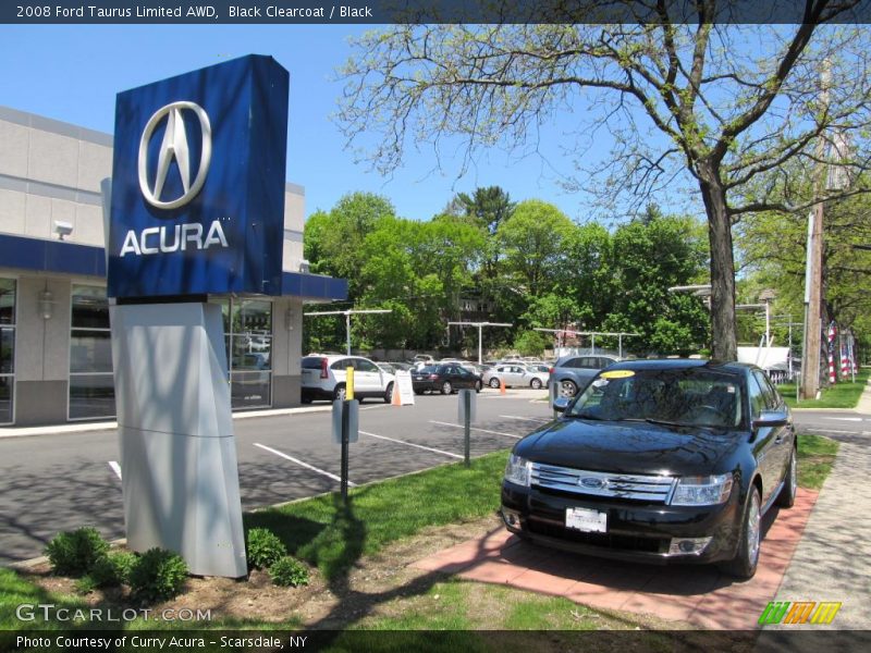 Black Clearcoat / Black 2008 Ford Taurus Limited AWD