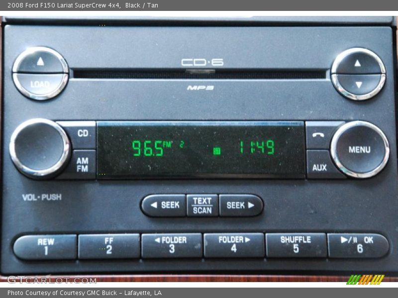 Black / Tan 2008 Ford F150 Lariat SuperCrew 4x4