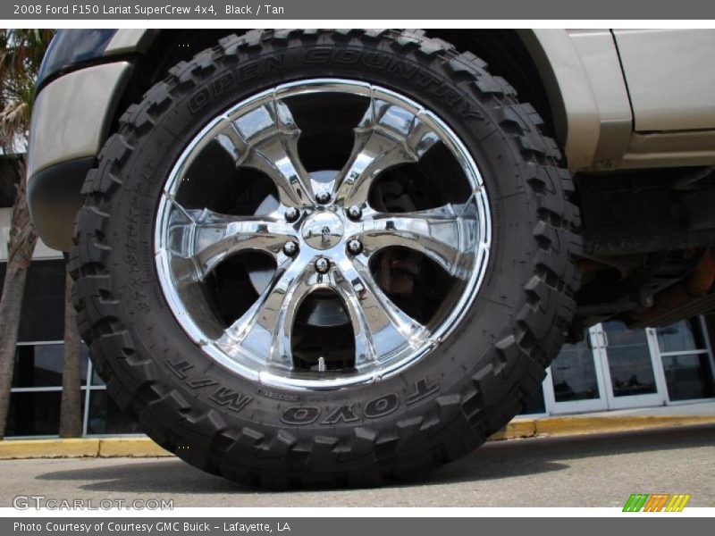 Black / Tan 2008 Ford F150 Lariat SuperCrew 4x4