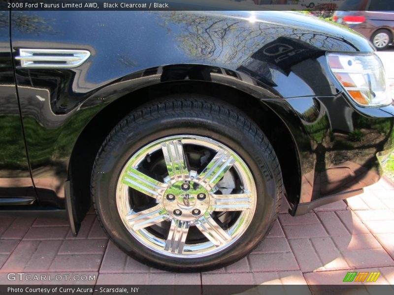 Black Clearcoat / Black 2008 Ford Taurus Limited AWD