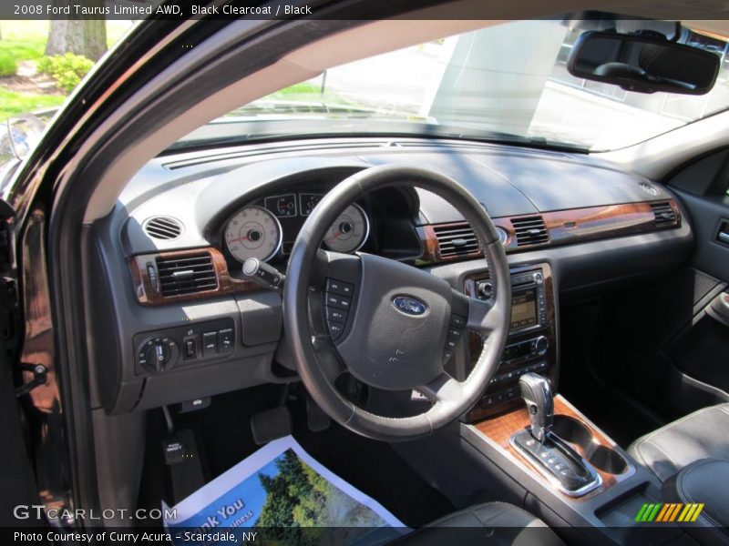 Black Clearcoat / Black 2008 Ford Taurus Limited AWD