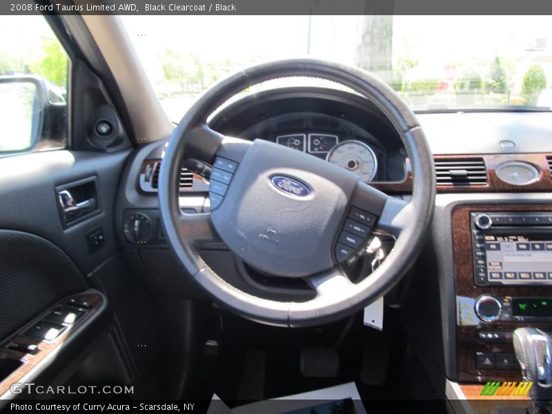Black Clearcoat / Black 2008 Ford Taurus Limited AWD