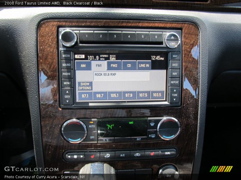 Black Clearcoat / Black 2008 Ford Taurus Limited AWD