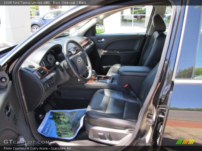 Black Clearcoat / Black 2008 Ford Taurus Limited AWD