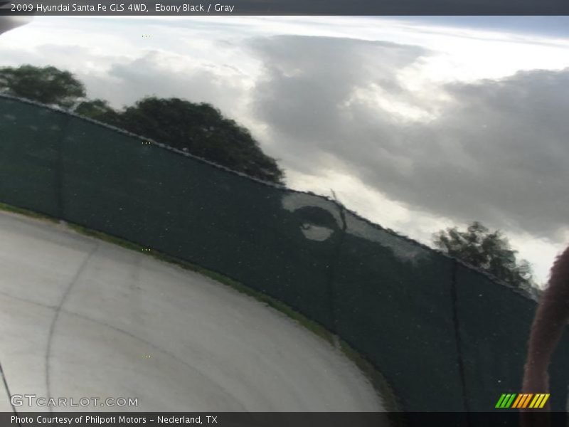 Ebony Black / Gray 2009 Hyundai Santa Fe GLS 4WD