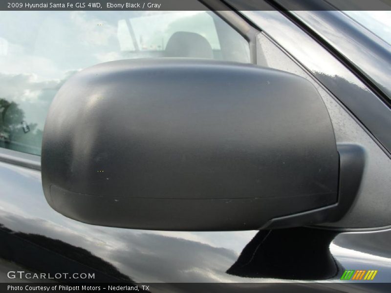 Ebony Black / Gray 2009 Hyundai Santa Fe GLS 4WD