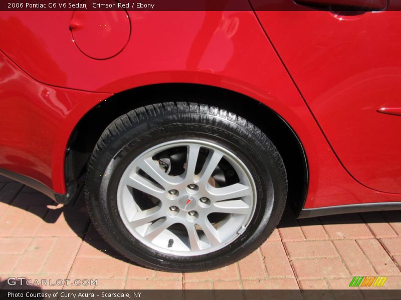 Crimson Red / Ebony 2006 Pontiac G6 V6 Sedan