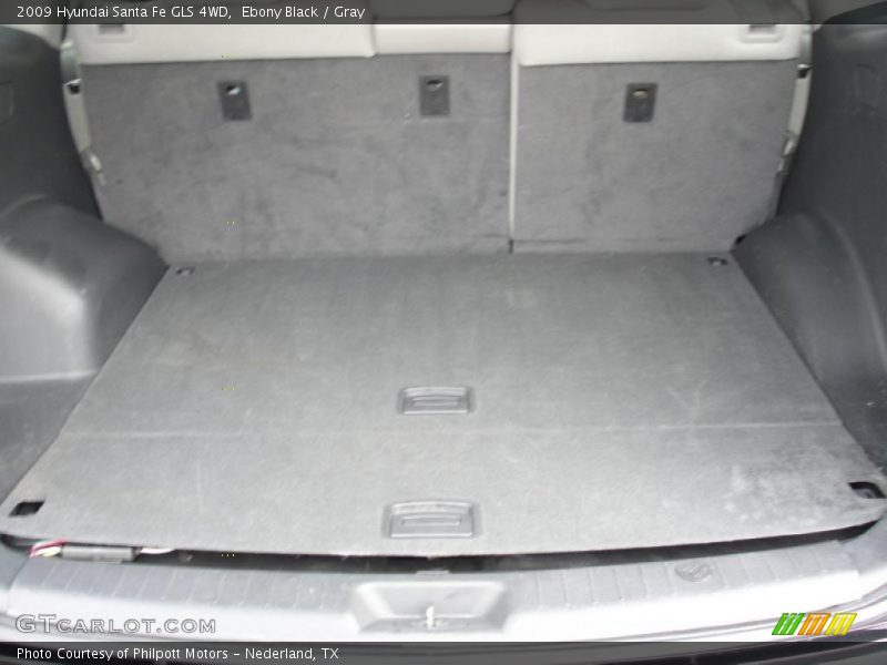 Ebony Black / Gray 2009 Hyundai Santa Fe GLS 4WD