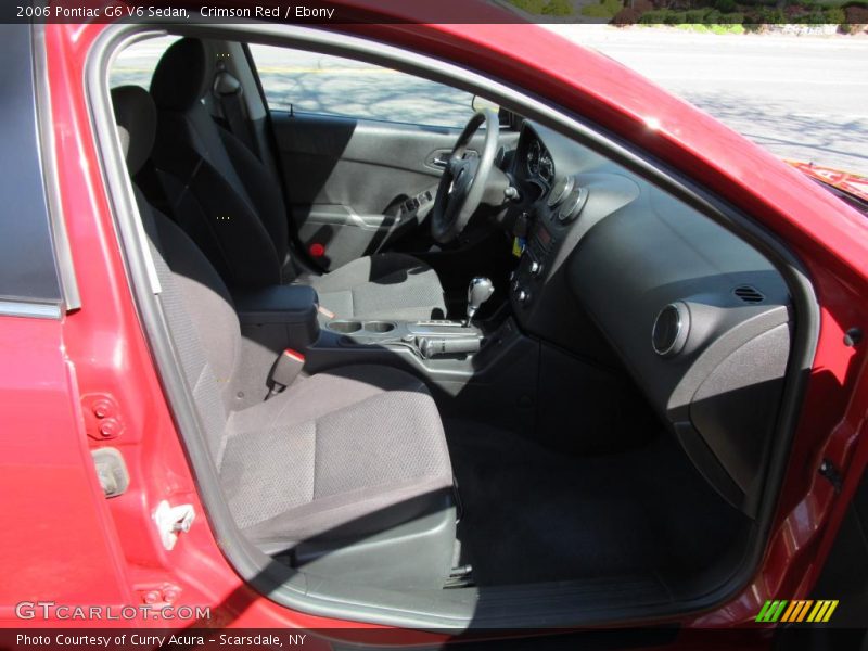 Crimson Red / Ebony 2006 Pontiac G6 V6 Sedan