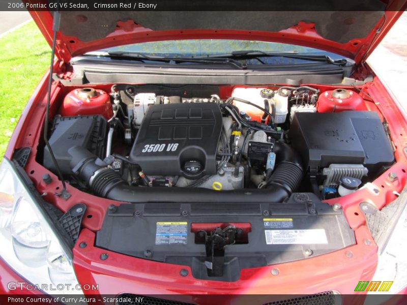 Crimson Red / Ebony 2006 Pontiac G6 V6 Sedan