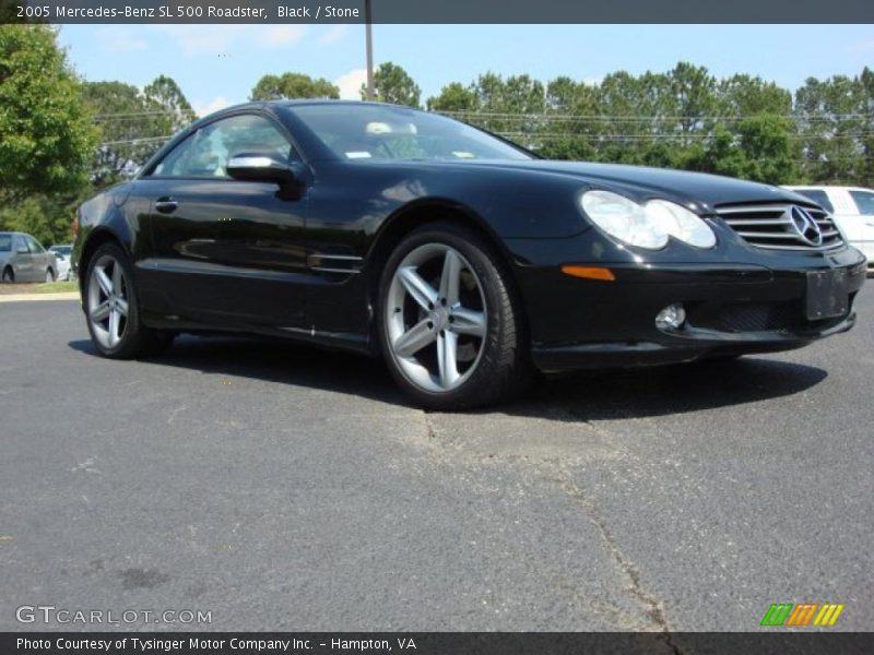 Black / Stone 2005 Mercedes-Benz SL 500 Roadster