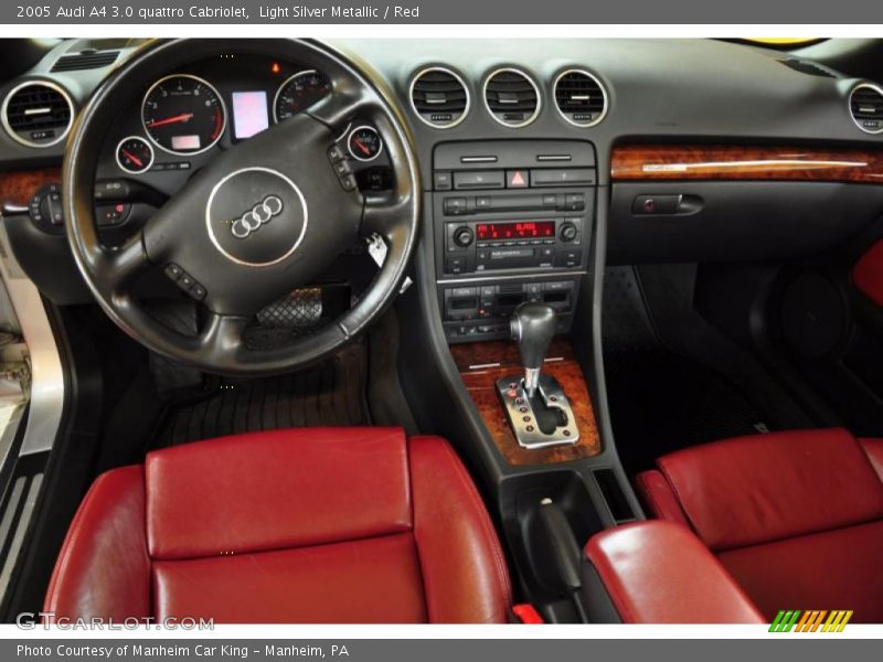Dashboard of 2005 A4 3.0 quattro Cabriolet