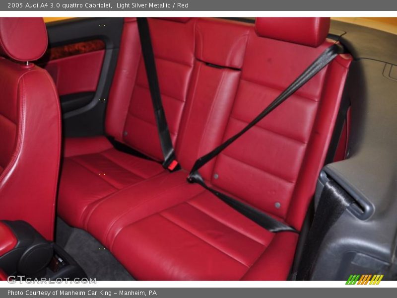  2005 A4 3.0 quattro Cabriolet Red Interior