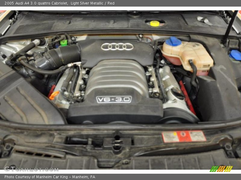  2005 A4 3.0 quattro Cabriolet Engine - 3.0 Liter DOHC 30-Valve V6
