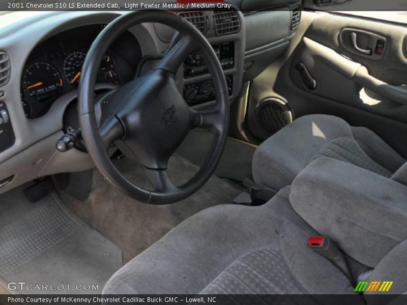  2001 S10 LS Extended Cab Medium Gray Interior