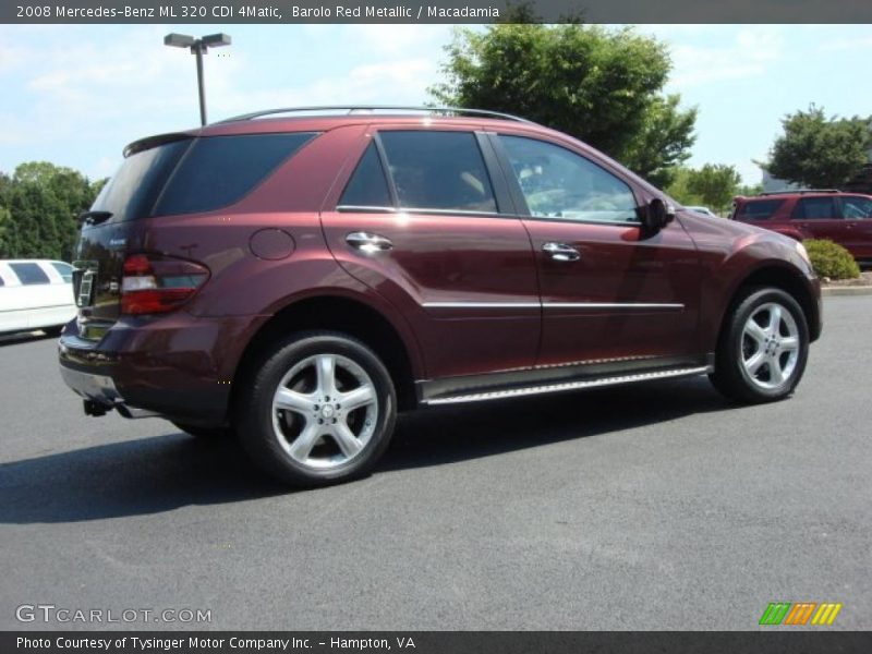 Barolo Red Metallic / Macadamia 2008 Mercedes-Benz ML 320 CDI 4Matic