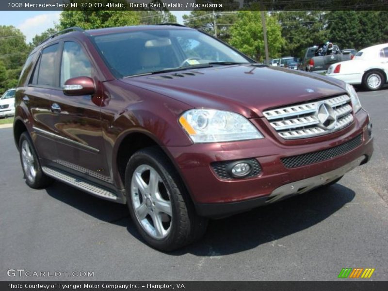 Barolo Red Metallic / Macadamia 2008 Mercedes-Benz ML 320 CDI 4Matic