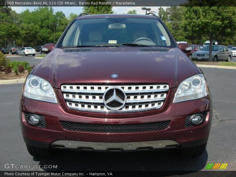Barolo Red Metallic / Macadamia 2008 Mercedes-Benz ML 320 CDI 4Matic