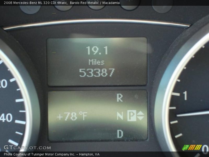 Barolo Red Metallic / Macadamia 2008 Mercedes-Benz ML 320 CDI 4Matic
