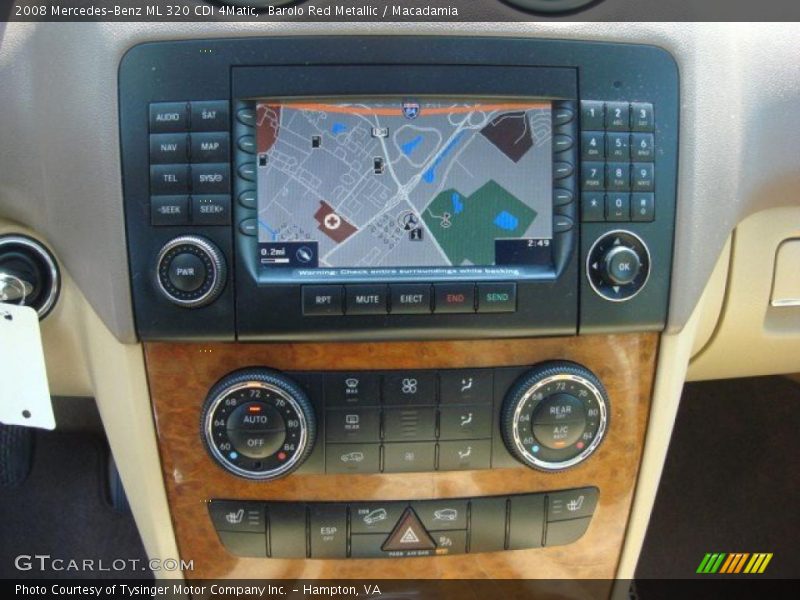 Barolo Red Metallic / Macadamia 2008 Mercedes-Benz ML 320 CDI 4Matic