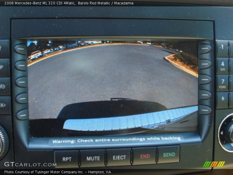 Barolo Red Metallic / Macadamia 2008 Mercedes-Benz ML 320 CDI 4Matic