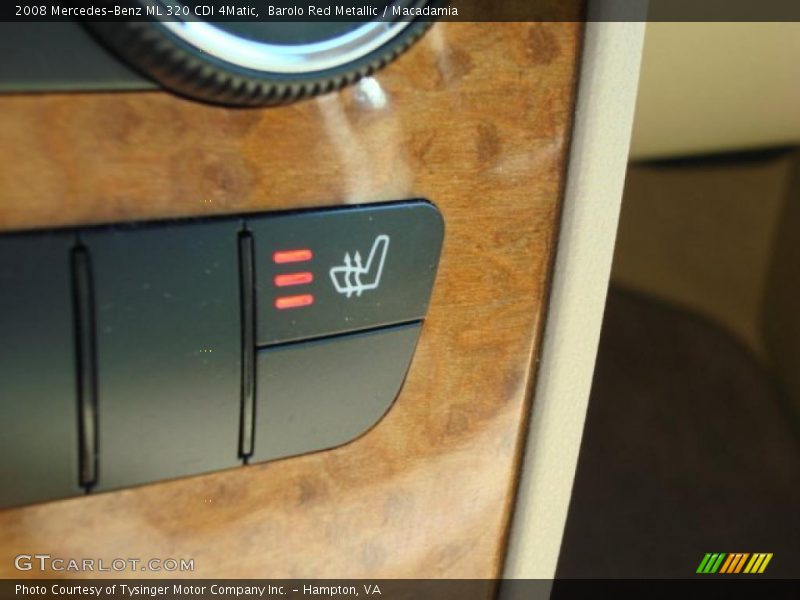 Barolo Red Metallic / Macadamia 2008 Mercedes-Benz ML 320 CDI 4Matic