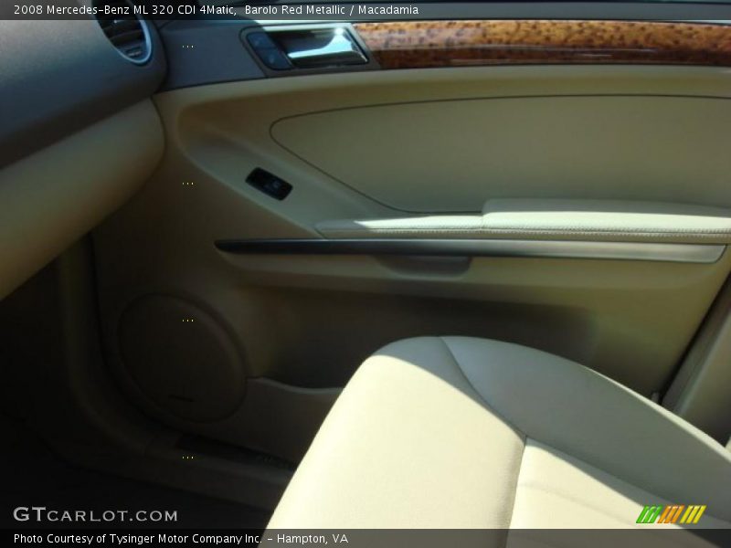 Barolo Red Metallic / Macadamia 2008 Mercedes-Benz ML 320 CDI 4Matic