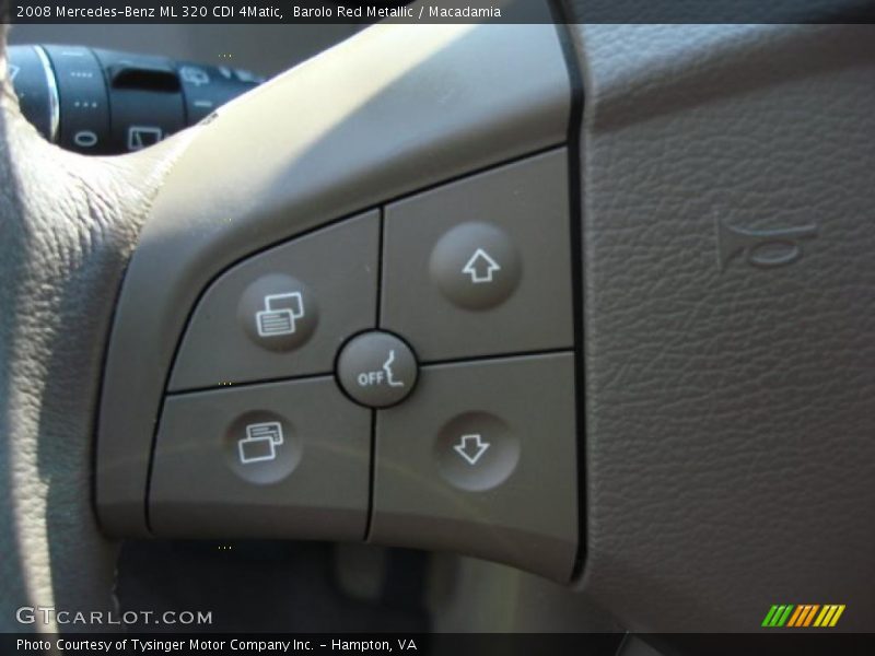 Barolo Red Metallic / Macadamia 2008 Mercedes-Benz ML 320 CDI 4Matic