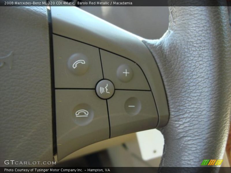 Barolo Red Metallic / Macadamia 2008 Mercedes-Benz ML 320 CDI 4Matic
