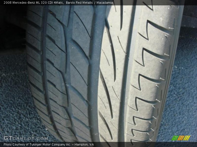 Barolo Red Metallic / Macadamia 2008 Mercedes-Benz ML 320 CDI 4Matic