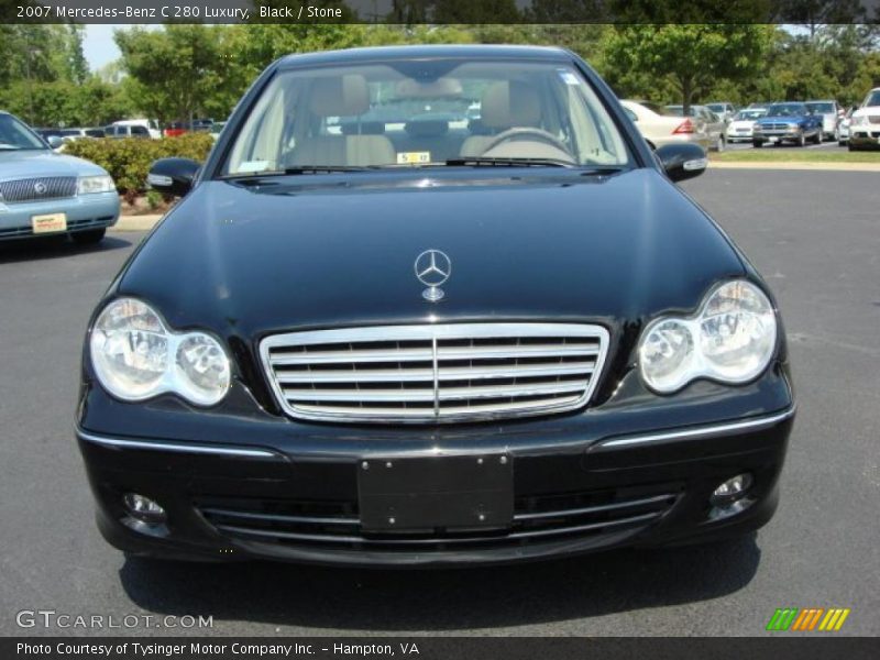 Black / Stone 2007 Mercedes-Benz C 280 Luxury