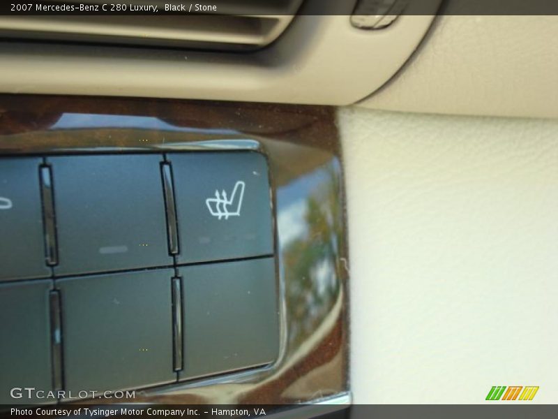 Black / Stone 2007 Mercedes-Benz C 280 Luxury