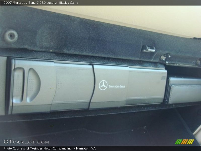 Black / Stone 2007 Mercedes-Benz C 280 Luxury