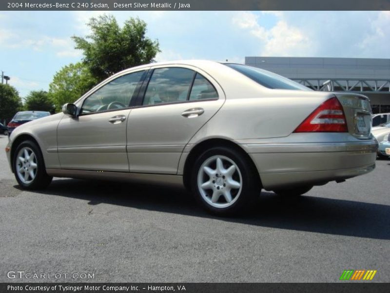 Desert Silver Metallic / Java 2004 Mercedes-Benz C 240 Sedan