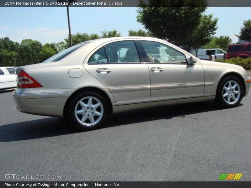 Desert Silver Metallic / Java 2004 Mercedes-Benz C 240 Sedan