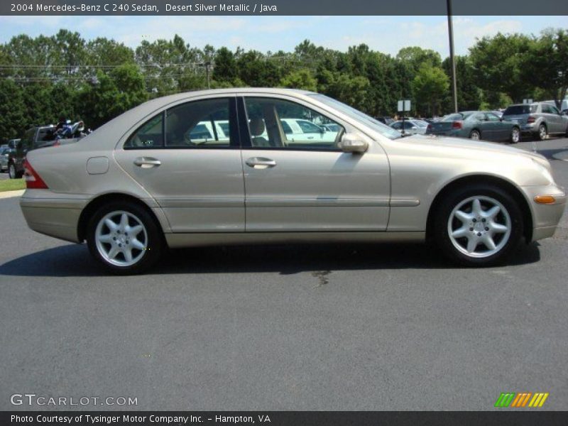 Desert Silver Metallic / Java 2004 Mercedes-Benz C 240 Sedan